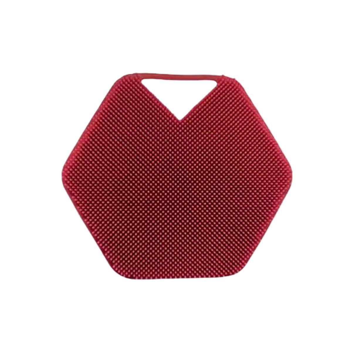 Silicone Bath Brush Soft Bristle Body Scrubber Facial Cleaning Massage Tool - Black