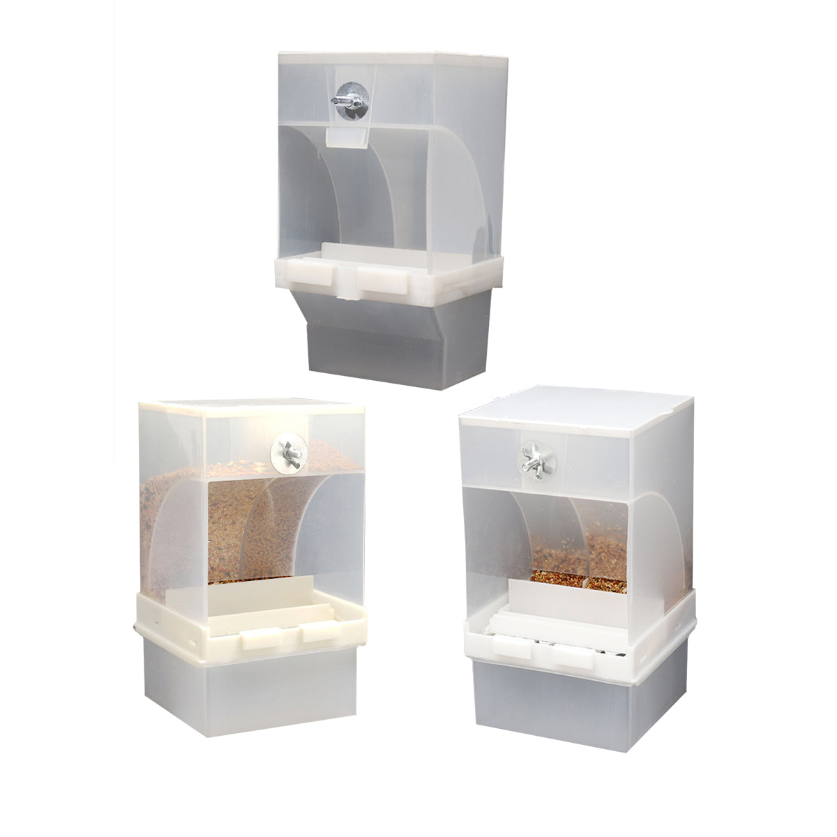1 pc Automatic Bird Feeder Bird Feeder Cage Accessories Automatic Feed Cage - 520g