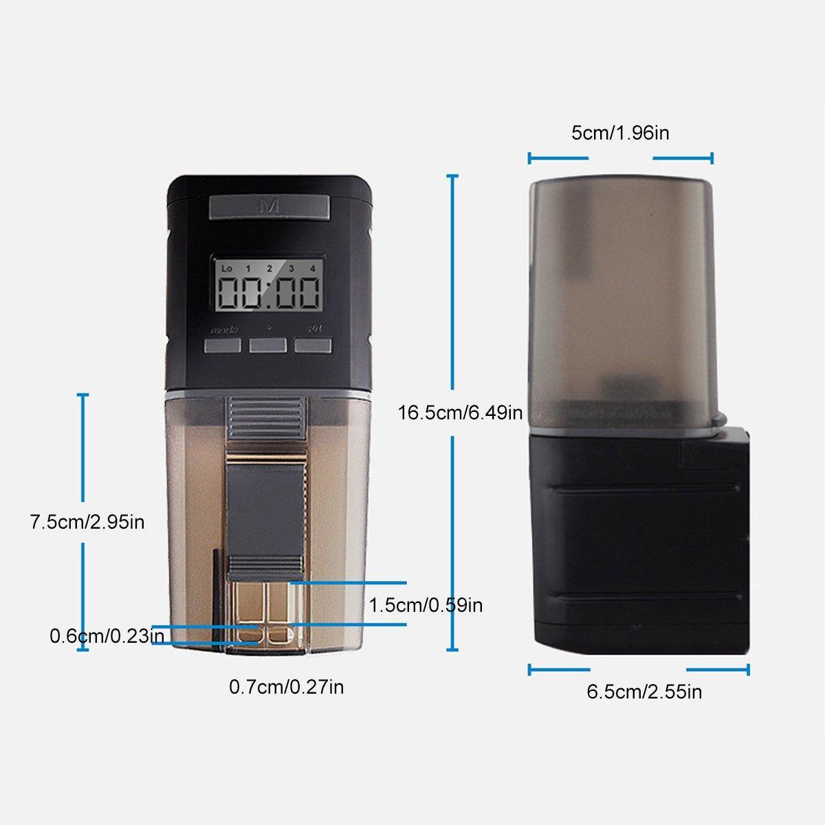 Automatic Fish Feeder Intelligent Timing Aquarium Large Capacity Food Dispenser