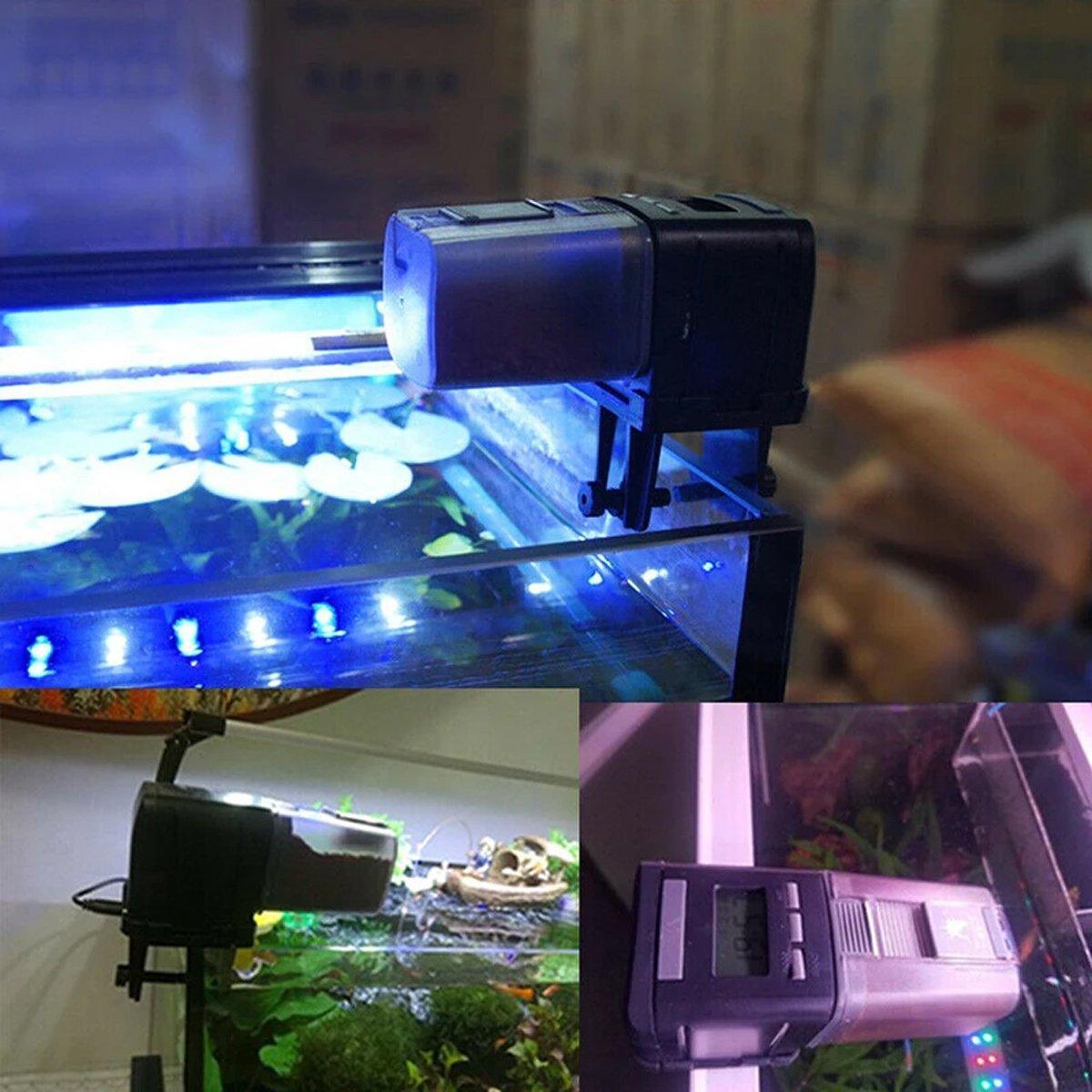 Automatic Fish Feeder Intelligent Timing Aquarium Large Capacity Food Dispenser