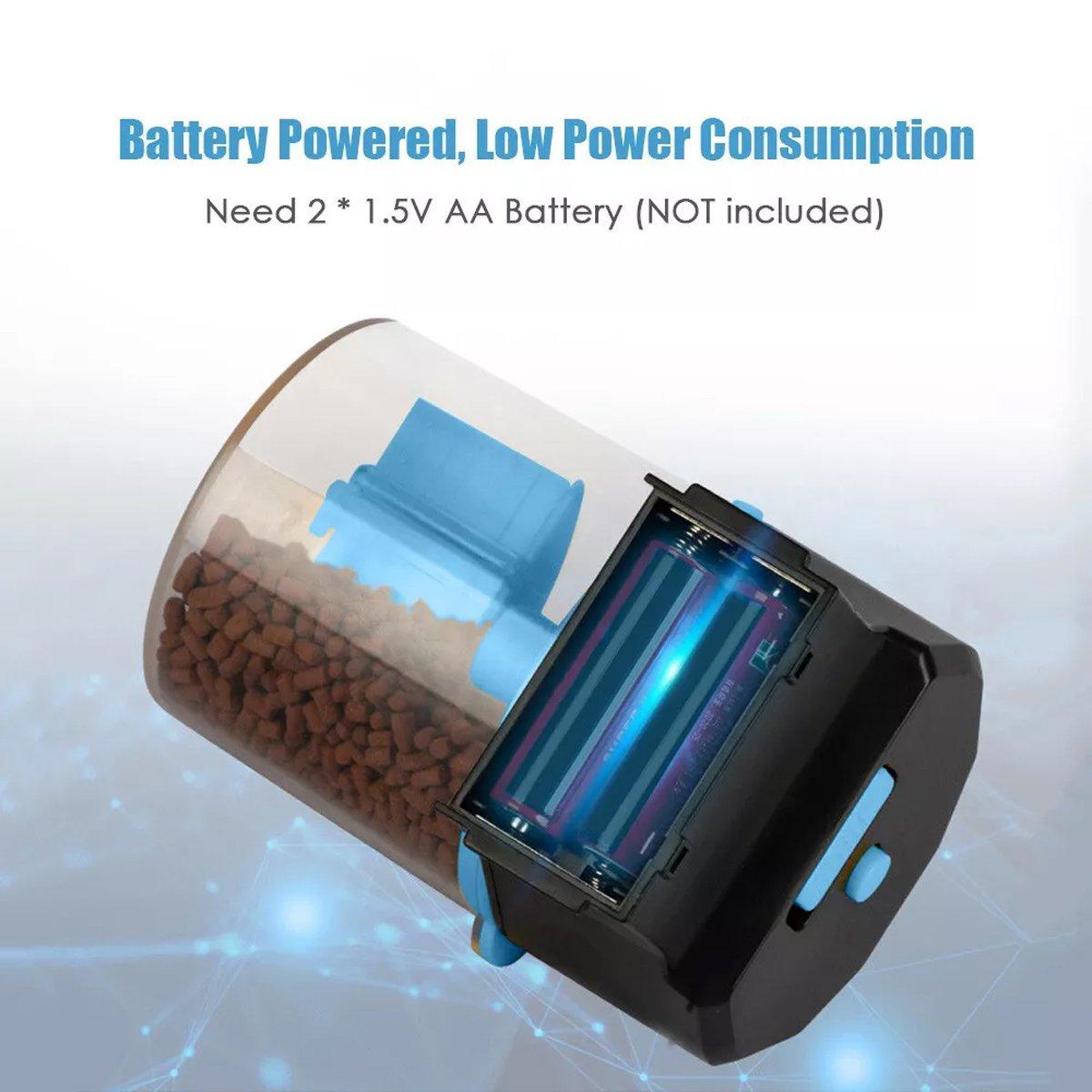 Intelligent Automatic Fish Feeder for Aquarium Large Capacity Timing Feeder - Yellow