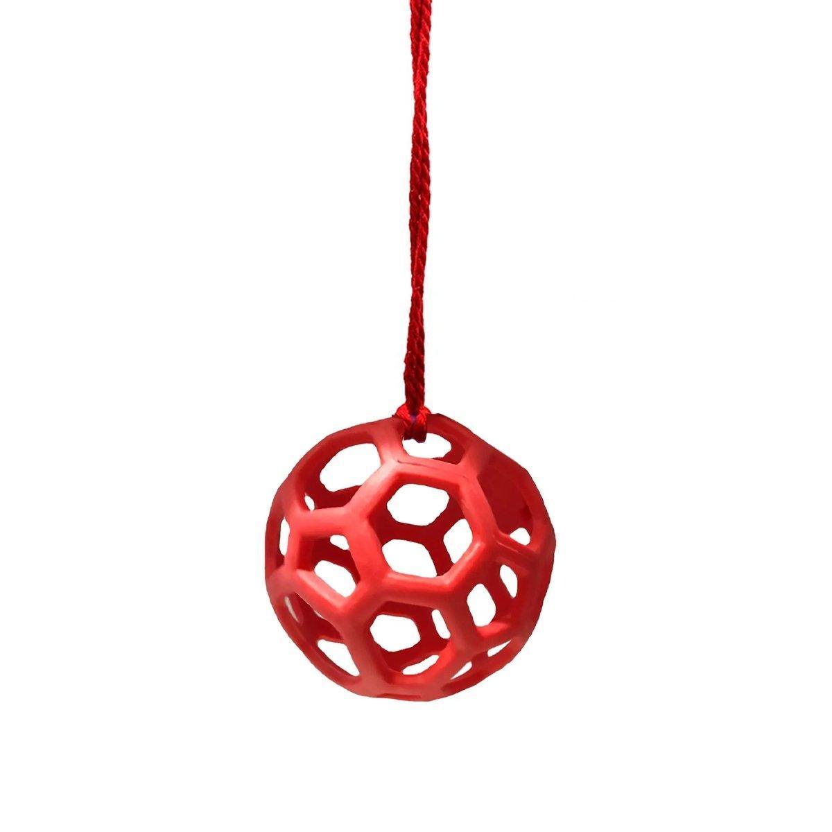 Hanging Hay Feeders Stable Feed Polo Feeding Balls Toy for Horses and Livestock - Green