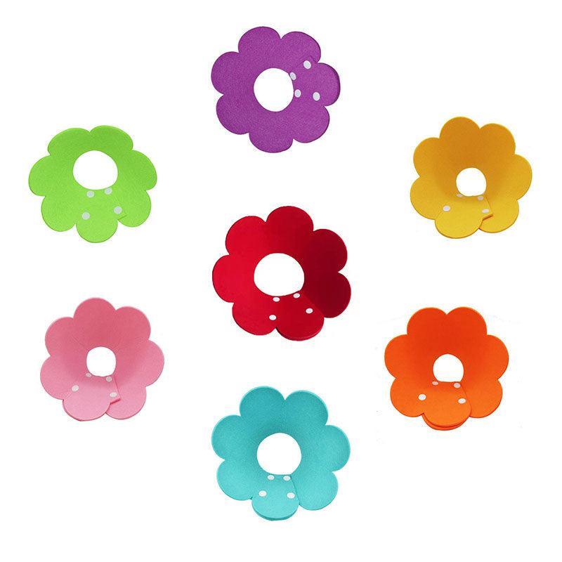 Pet Dog Cat Adjustable Soft Healing Elizabethan Collar Cone Medical Protective - Orange