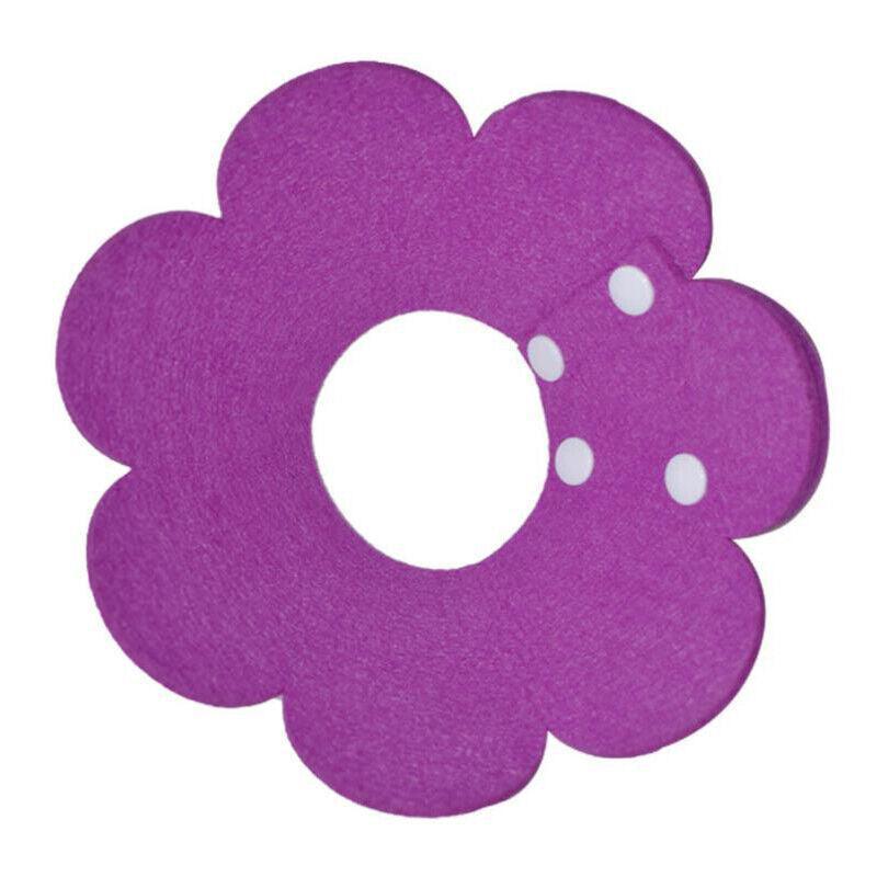 Pet Dog Cat Adjustable Soft Healing Elizabethan Collar Cone Medical Protective - Purple