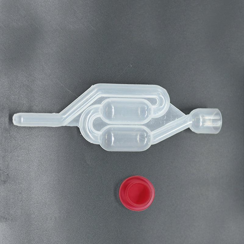 2Pcs Fermenter Airlock S Bubble Type Air Lock Home Brew Beer Wine
