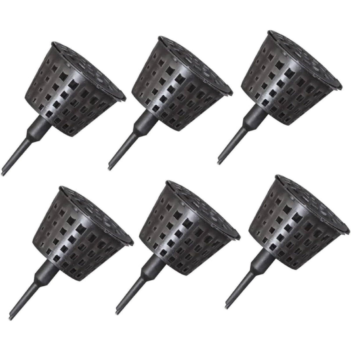 100x Plastic Fertilizer Baskets with Lid Balcony Gardening Tools Bonsai Supplies