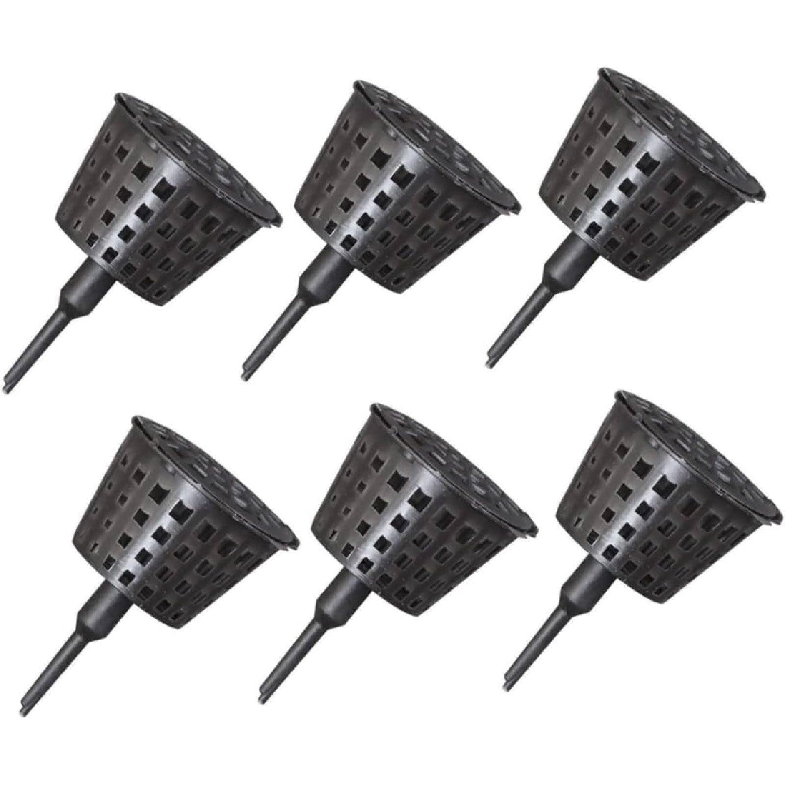 100x Plastic Fertilizer Baskets with Lid Balcony Gardening Tools Bonsai Supplies