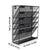 5 Tier Iron File Organiser Desktop File Management Shelf for Office Storage Desk