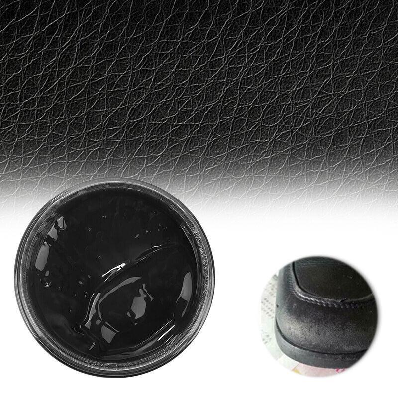 Advanced Leather Repair Gel Kit Filler For Sofa Auto Interior Scratch Rips Holes For Minor Breakage Repairs - Black