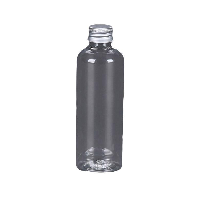 50/100pcs Clear Plastic Bottles with Aluminum Caps Liquid Dispenser Containers - 30ml-100pcs