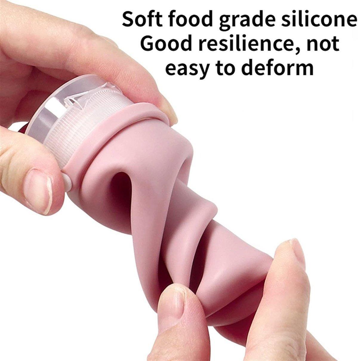 4pcs Travel Storage Bottles Set Refillable Silicone for Shampoo Lotion Cosmetics