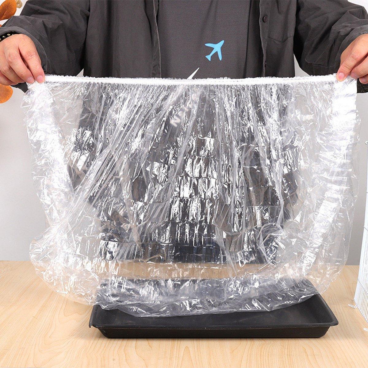 50Pcs Rabbit Cage Liners Disposable Plastic Mat Films Hamster Cage Cleaning Pad - XXL-50PCS