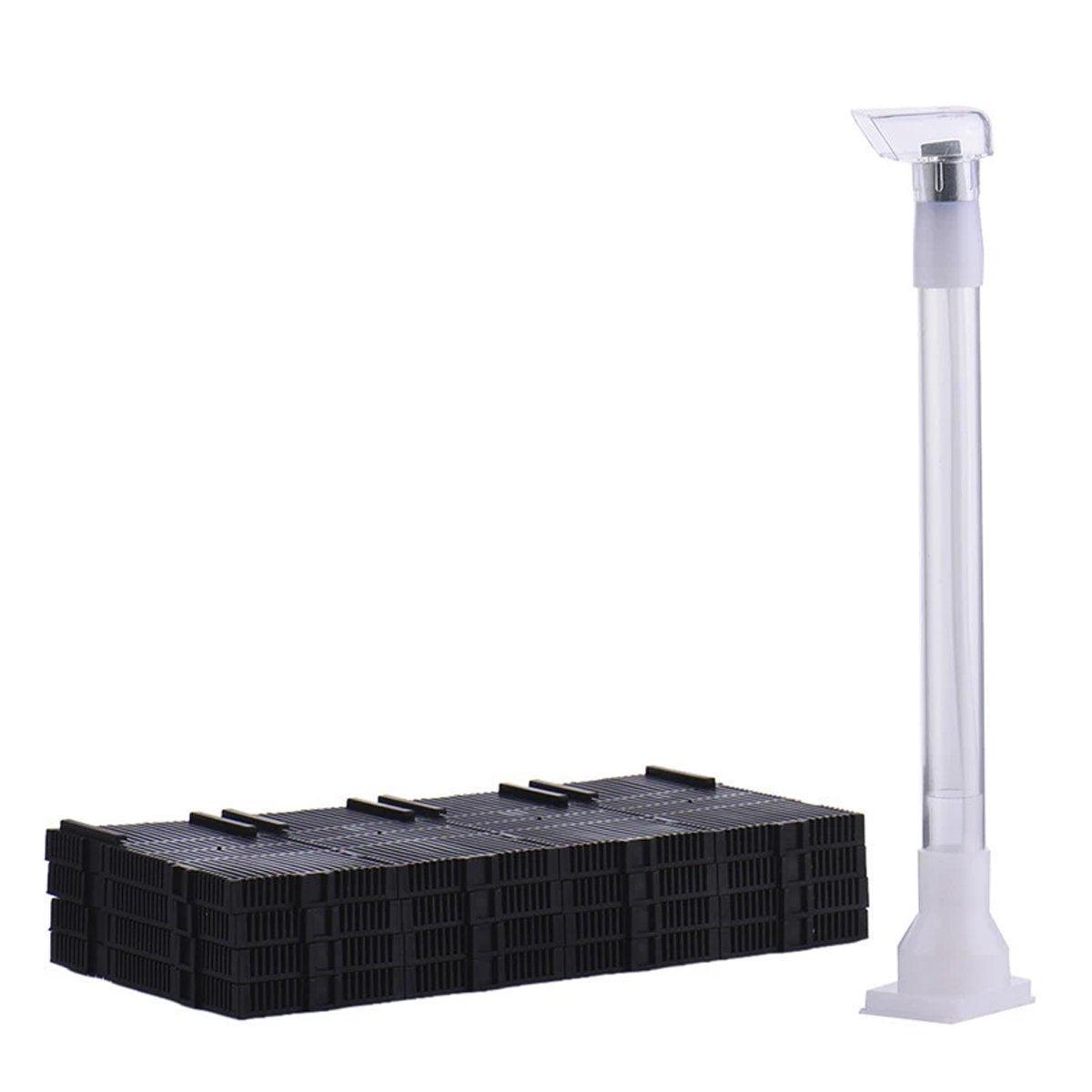 Aquarium Undergravel Filtration System 16pcs Set Underwater Fish Tank Filter Kit