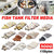 500g Fish Tank Water Filter Media Aquarium Filtration Material Sponge Pad - Bacteria Ring