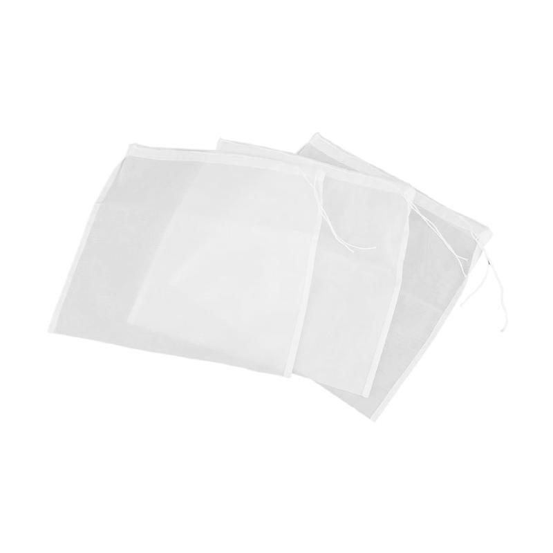 Micron Reusable Nylon Fine Mesh Food Strainer Filter Bag for Nut Milk Coffee - 36 X 24 CM