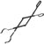 Folding Fireplace Tongs Grip Fire Pit Pliers Outdoor Indoor Fire Tools Durable