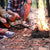 Folding Fireplace Tongs Grip Fire Pit Pliers Outdoor Indoor Fire Tools Durable