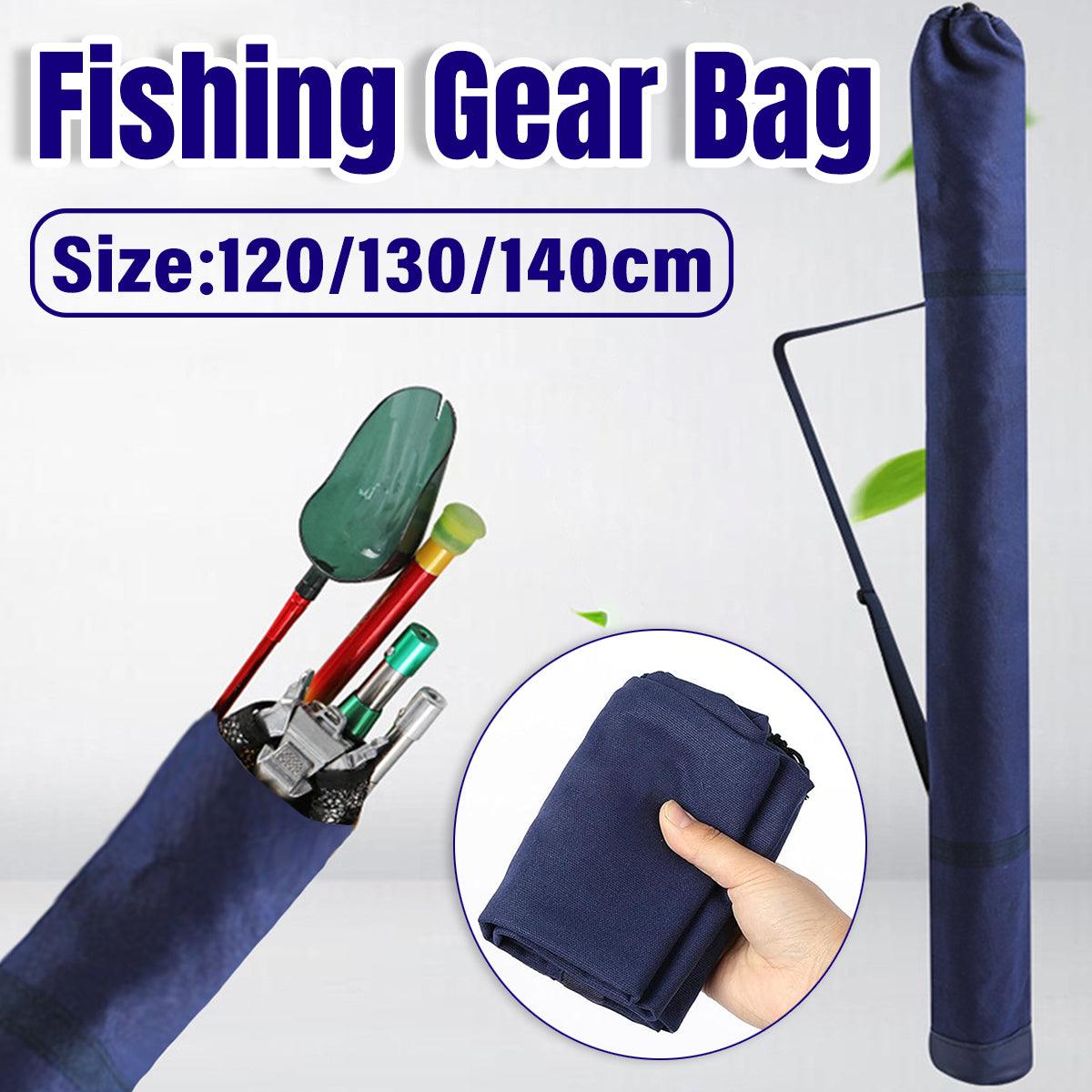 Outdoor Portable Fishing Rod Bag Folding Storage Carrier Waterproof Fishing Case - 120cm