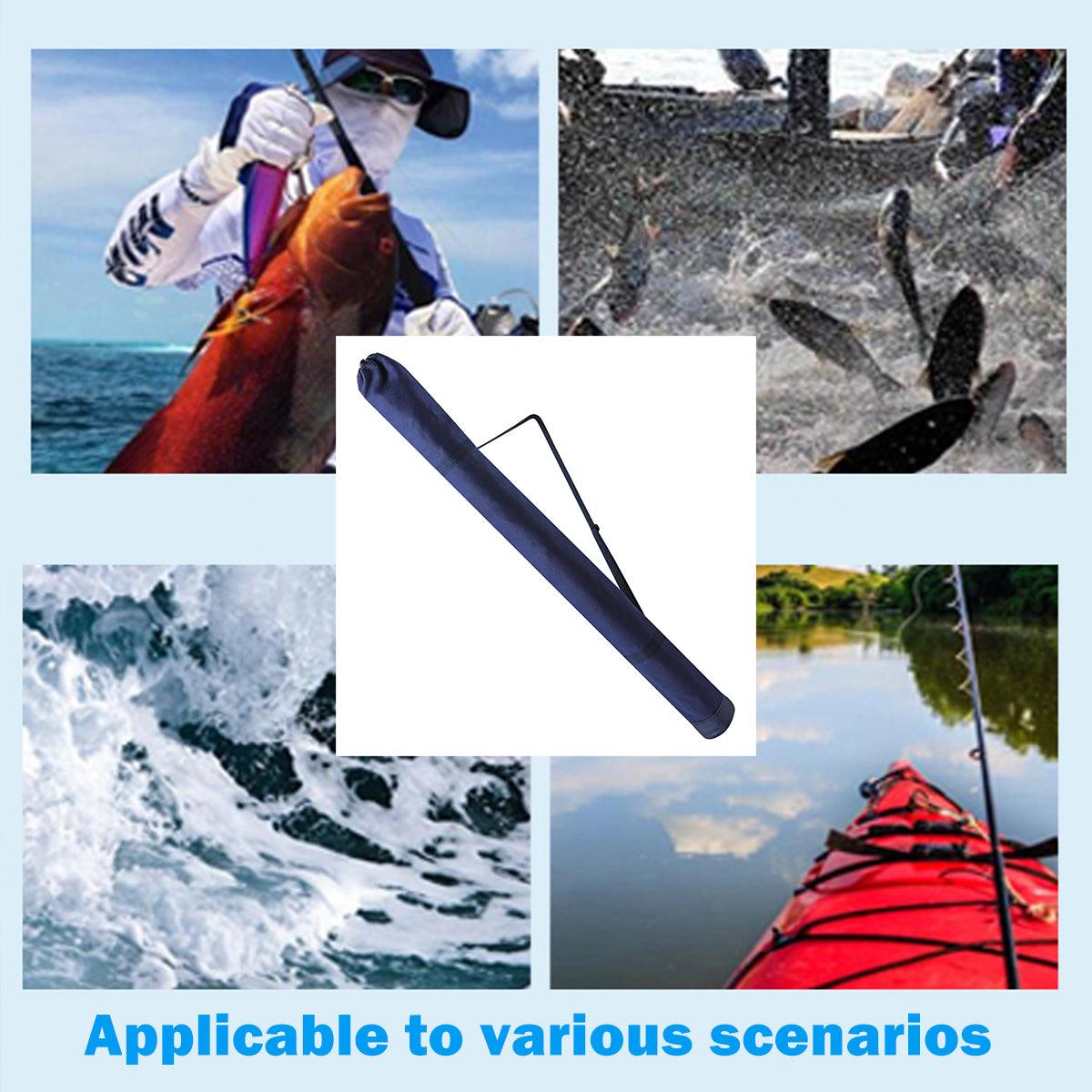 Outdoor Portable Fishing Rod Bag Folding Storage Carrier Waterproof Fishing Case - 120cm
