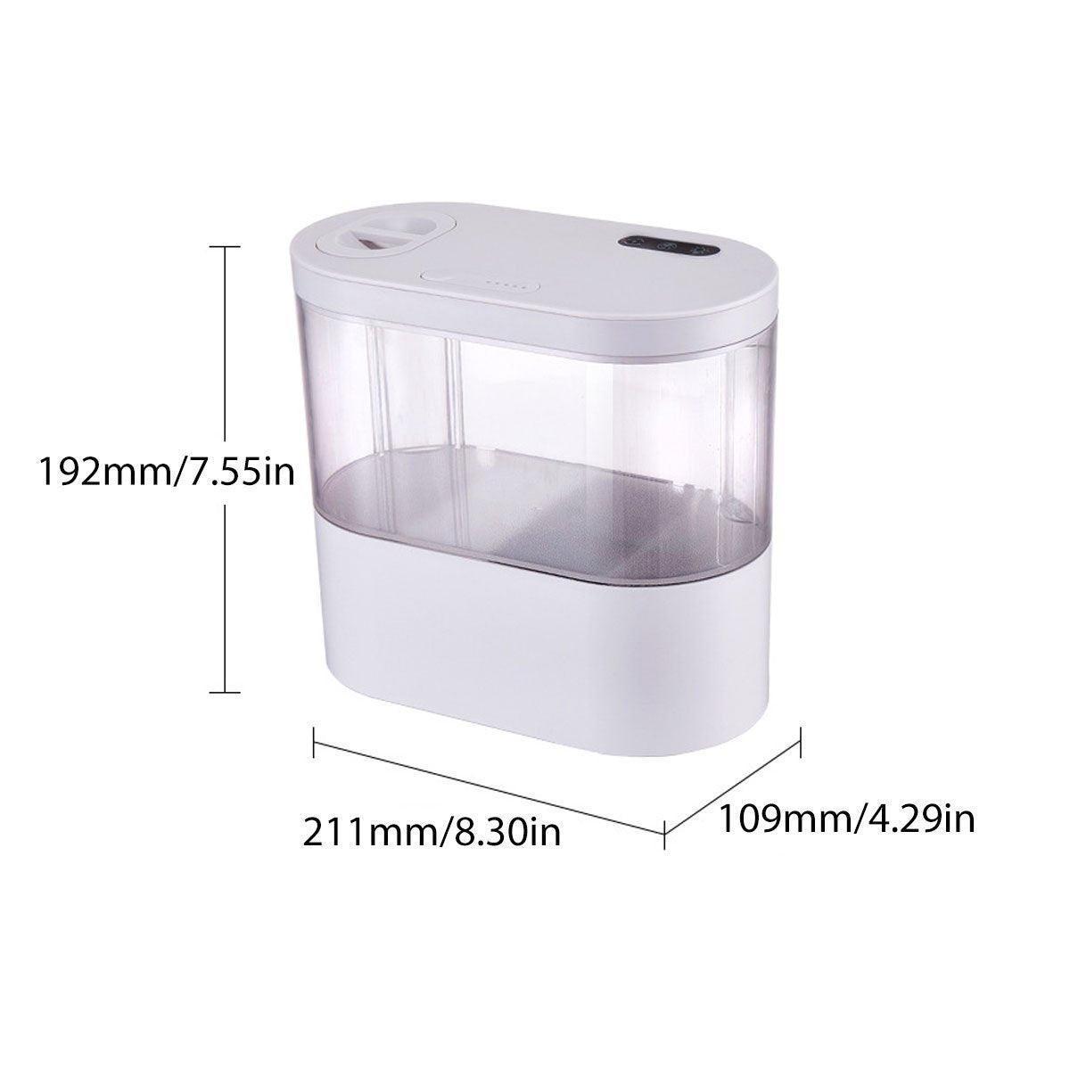 Mini Self-Circulating Desktop Fish Tank Eco-Friendly Creative Aquarium for Home - Blue
