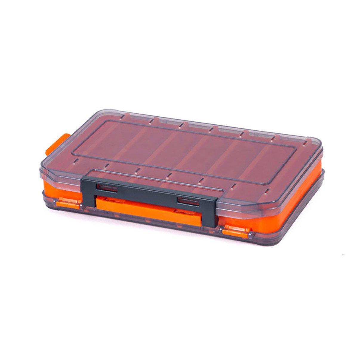 Multifunctional Fishing Bait Storage Box Accessories Gear Organizer Tool Box - Orange-S