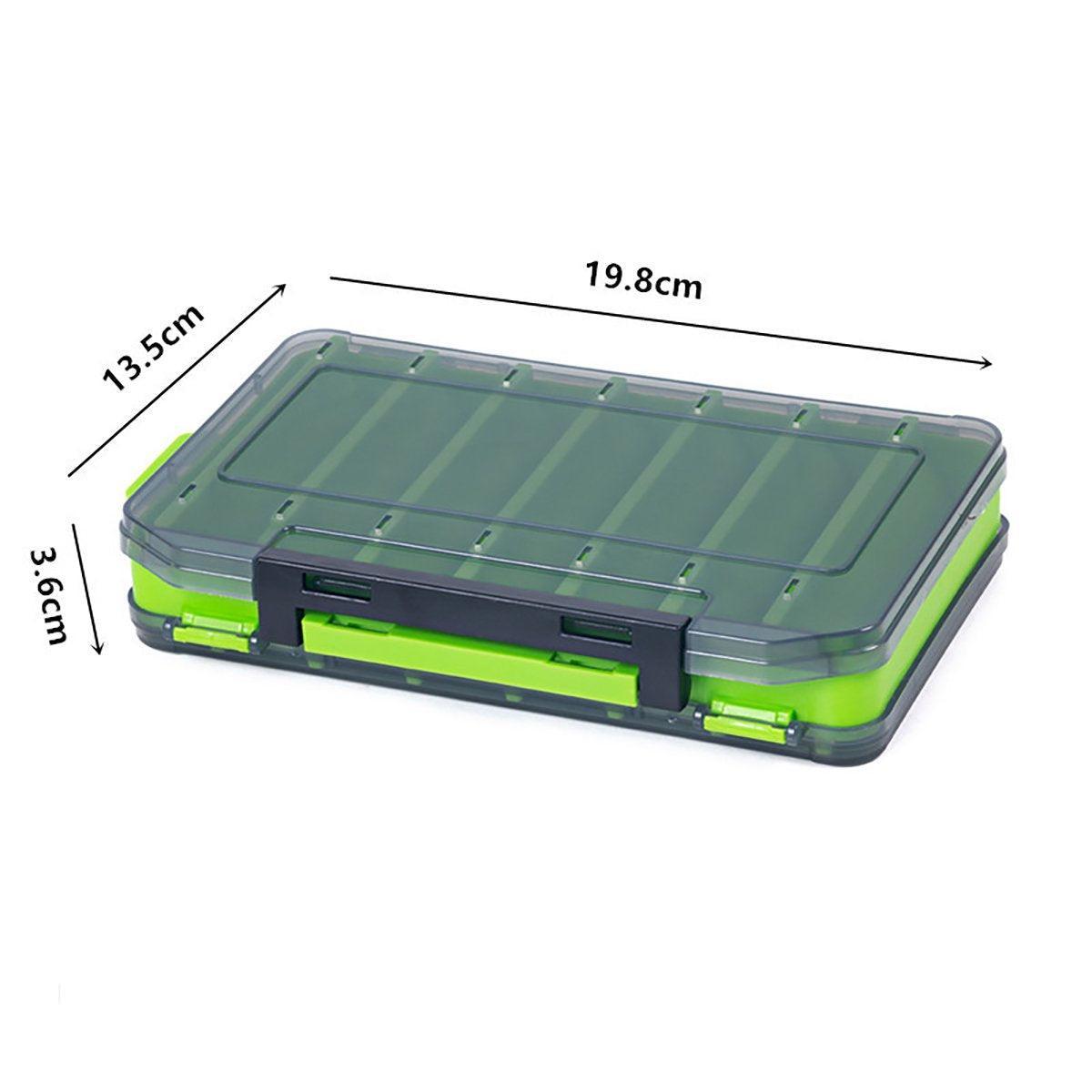 Multifunctional Fishing Bait Storage Box Accessories Gear Organizer Tool Box - Yellow-S