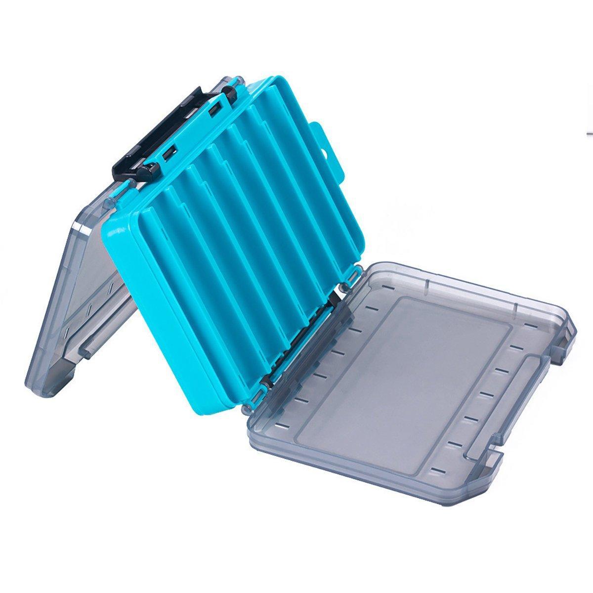 Multifunctional Fishing Bait Storage Box Accessories Gear Organizer Tool Box - Yellow-S