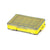 Multifunctional Fishing Bait Storage Box Accessories Gear Organizer Tool Box - Yellow-S