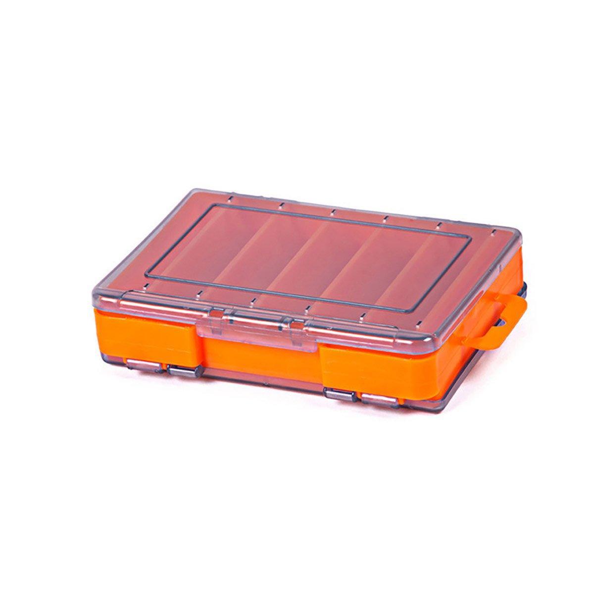 Multifunctional Fishing Bait Storage Box Accessories Gear Organizer Tool Box - Yellow-S