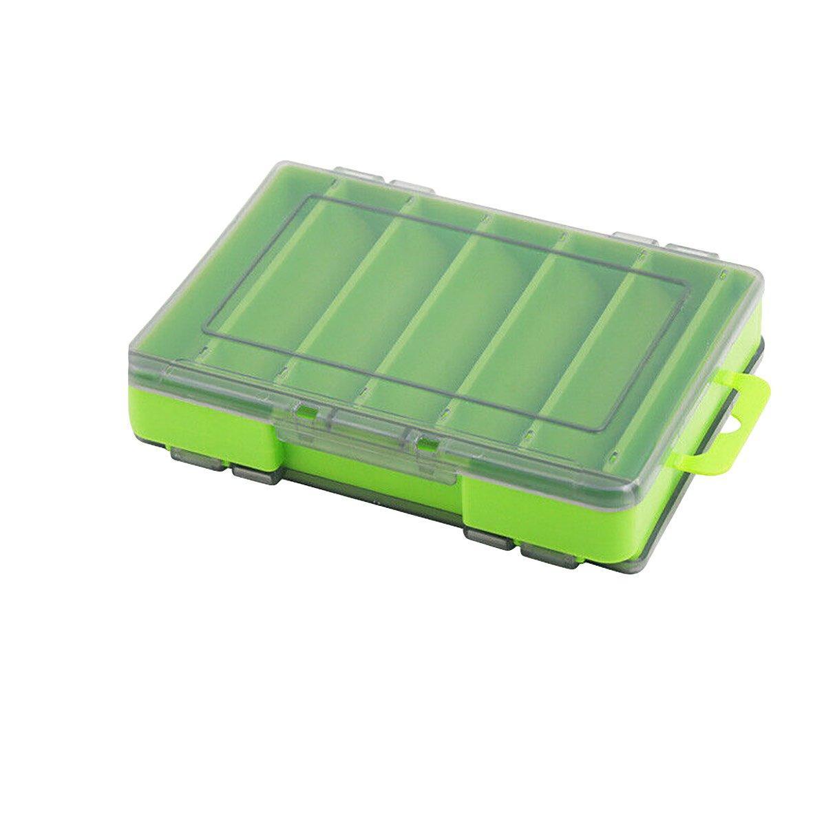 Multifunctional Fishing Bait Storage Box Accessories Gear Organizer Tool Box - Yellow-S