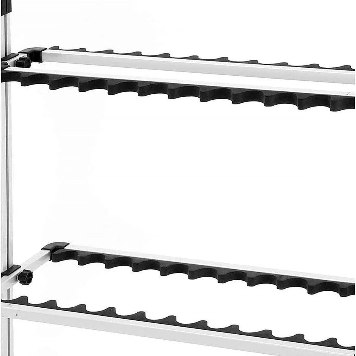 1 Fishing Rod Storage Rack with 24 Positions
