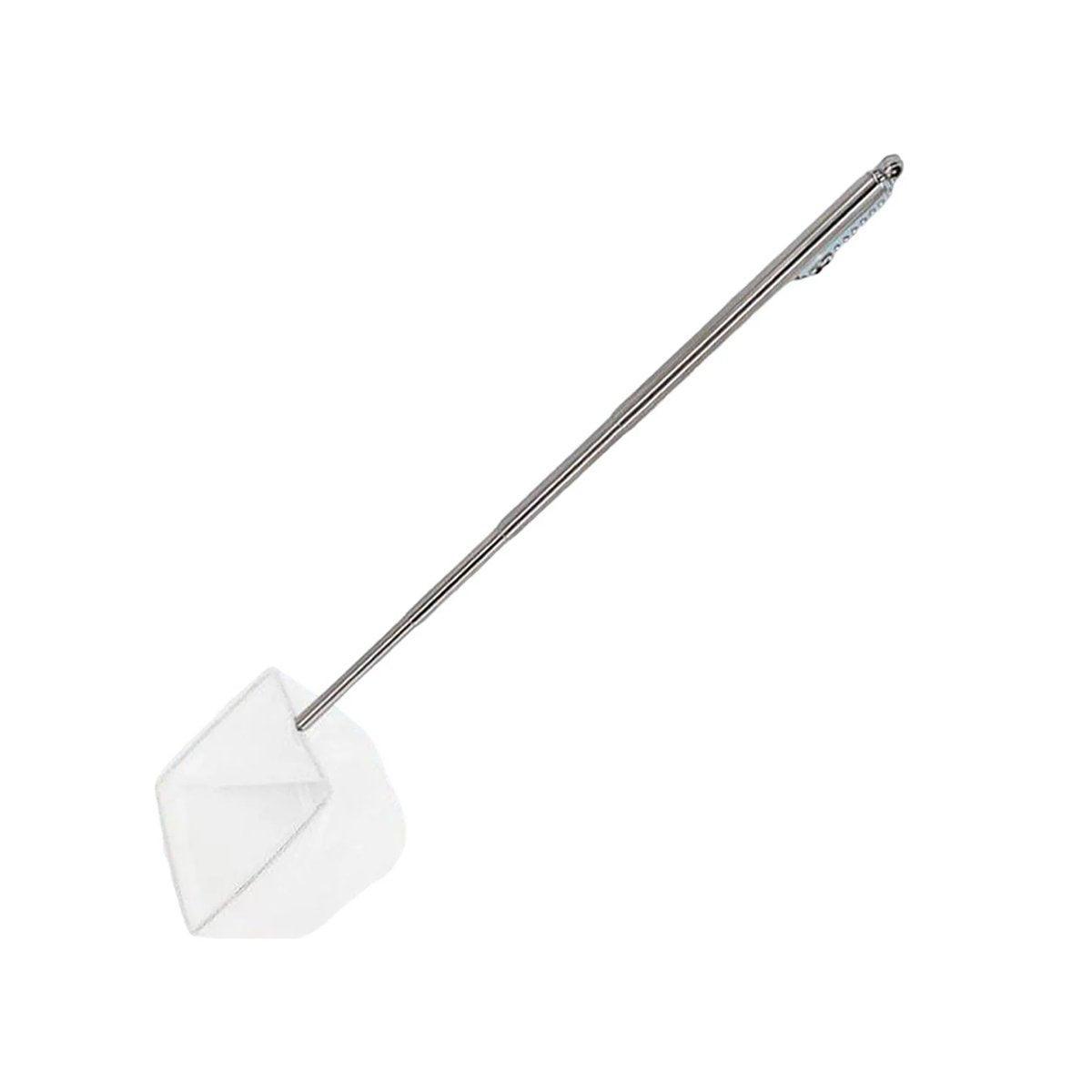 Retractable Fish Net for Fish Tank Pocket Fishing Net with Handle Aquarium Tools - Square-L