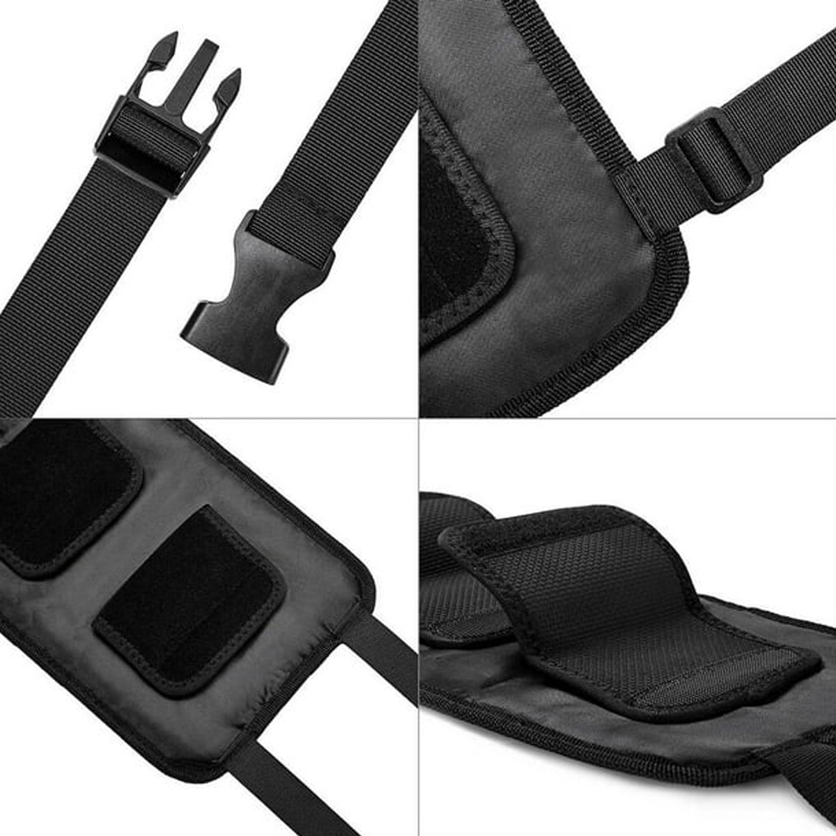 1 Pair Car Fishing Rod Holder Rear Seat Storage Rack Strap Belt Gear Organizer