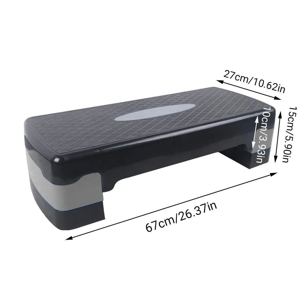 1-Piece Black Aerobic Step Platform