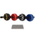 Abdominal Muscle Wheel Exercise Roller Fitness Equipment for Home Gym Men Women - Red