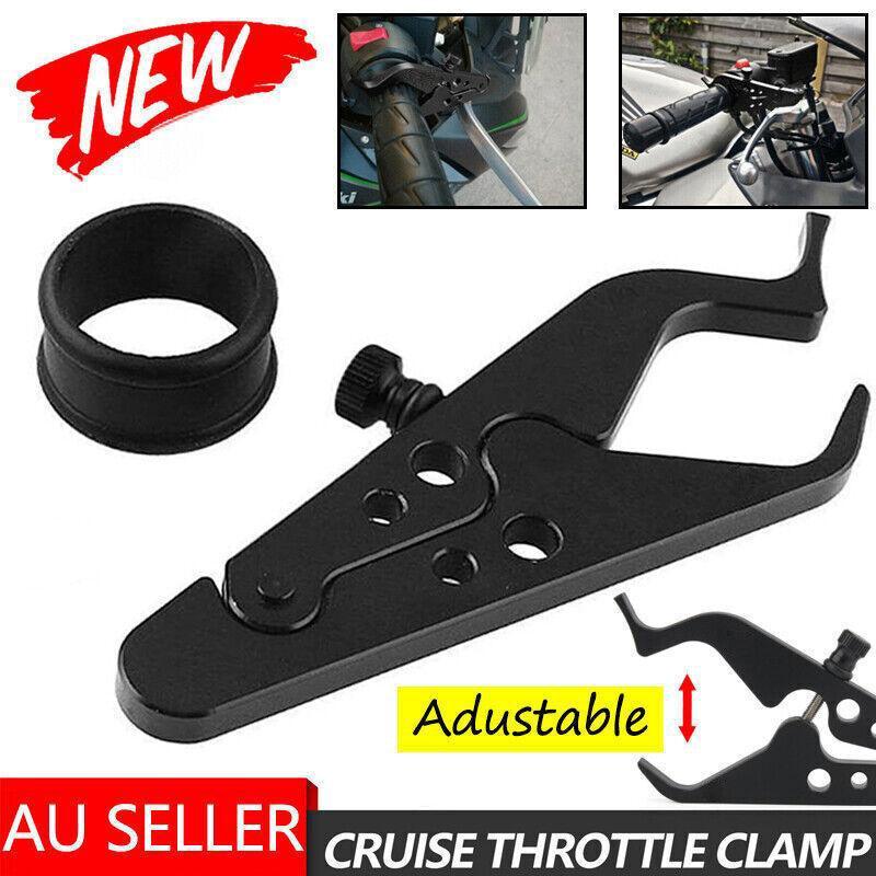 Motorcycle Cruise Control Cnc Throttle Lock Assist Retainer Grip Aluminum Au