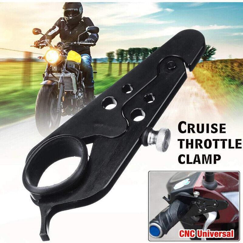 Motorcycle Cruise Control Cnc Throttle Lock Assist Retainer Grip Aluminum Au