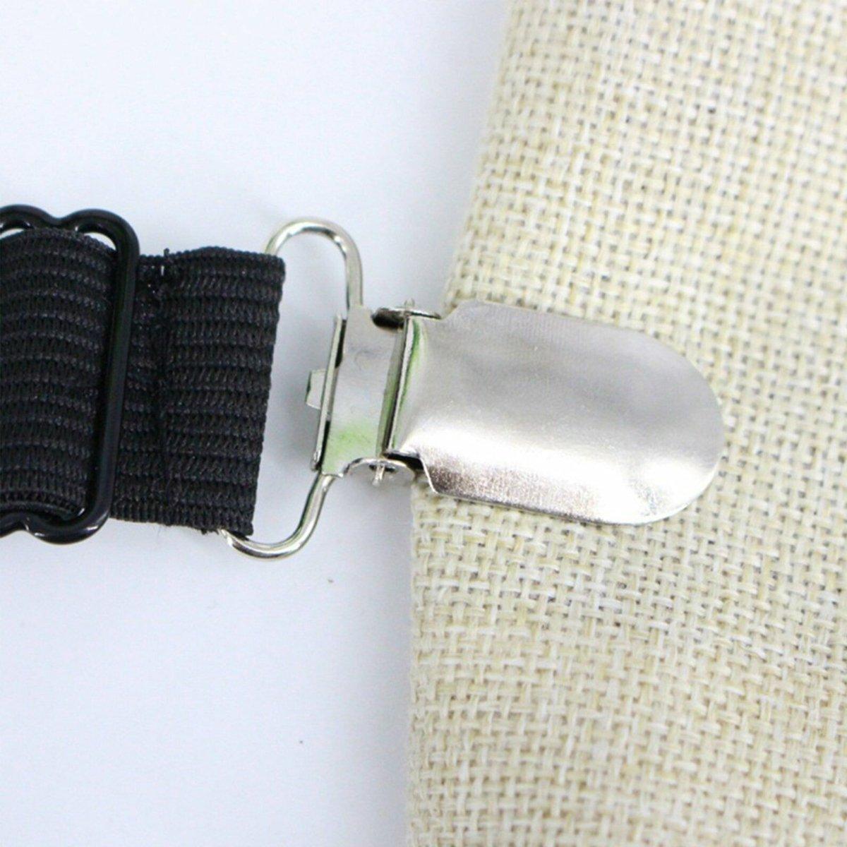 Adjustable Comforter Sheet Buckle Fixer Non-Slip Elastic Clip for Bedding Secure