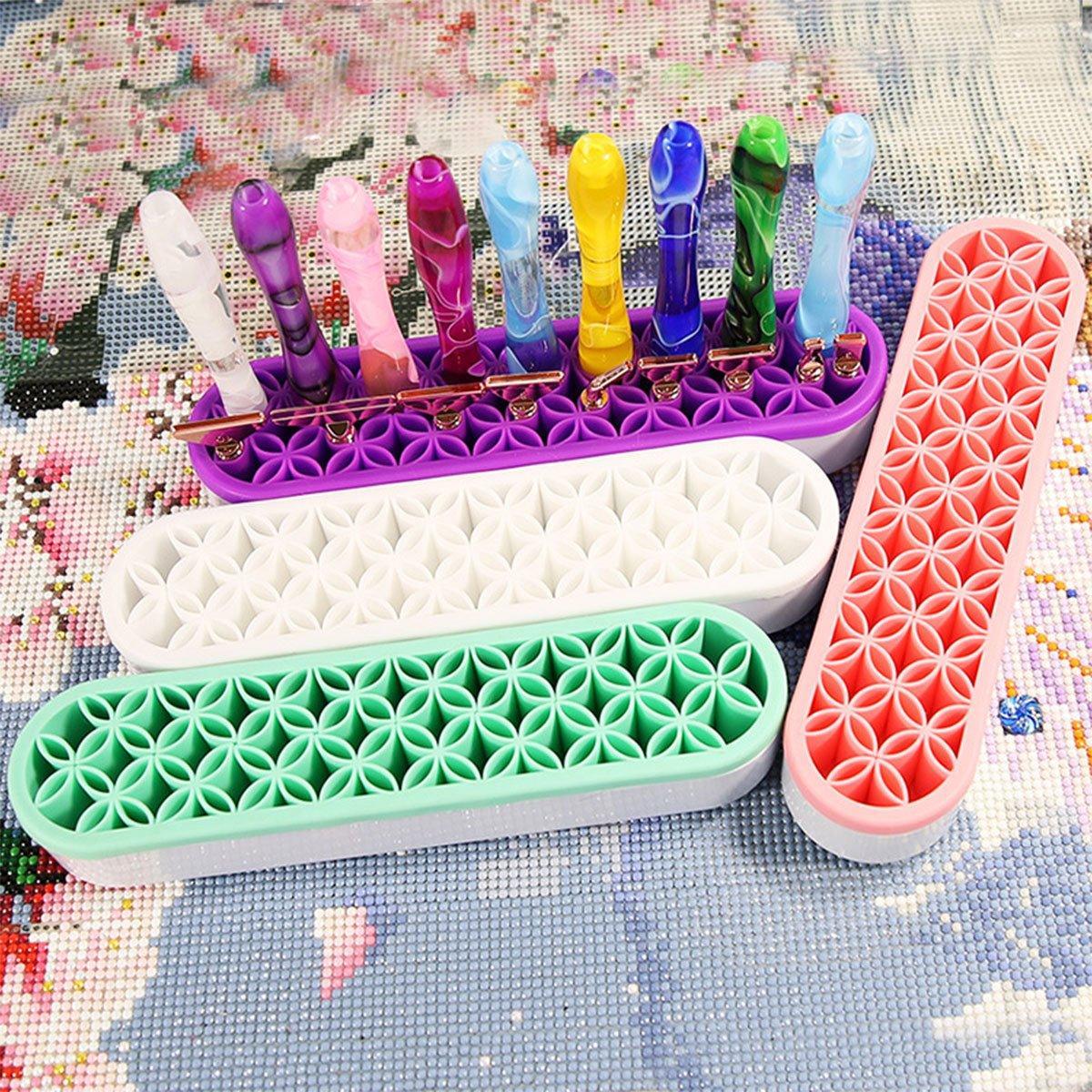 Silicone Makeup Organizer Cosmetic Storage Box Lipstick Brush Holder Desktop Box - Yellow