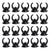 20PCS Black Suction Mount Clips for Aquarium Equipment