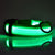 XL Size USB Rechargeable LED Dog Collar Nylon Glow Flashing Light Up Gear - Orange