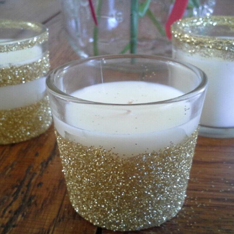 50G Fine Glitter Dust Powder Holographic Iridescent Metallic Body Nail Art Craft - Light Green