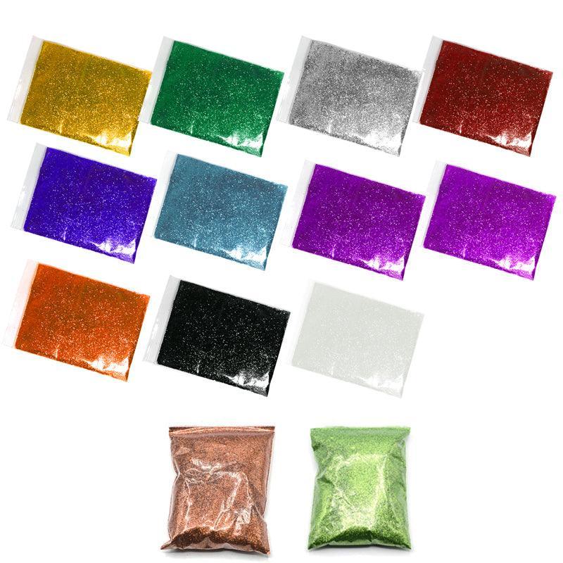50G Fine Glitter Dust Powder Holographic Iridescent Metallic Body Nail Art Craft - Red
