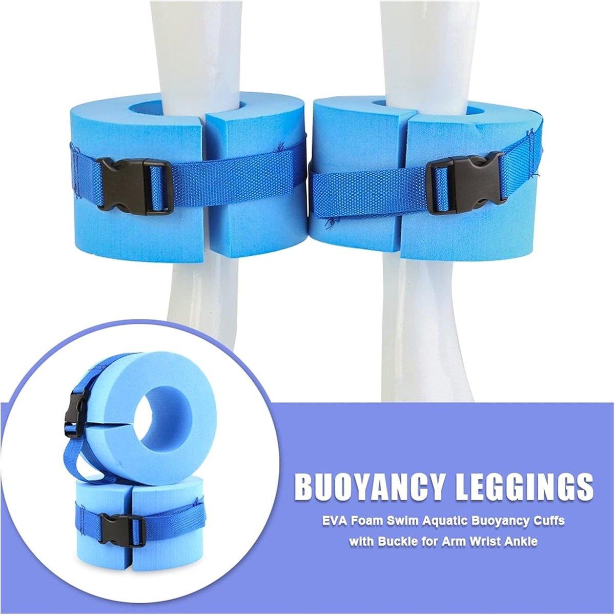 2pcs Swimming Gear Arm Floats Big Buoyancy Water Sports Tie Legs and Feet Rings