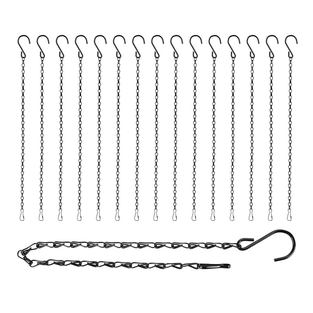 15PCS Metal Hanging Chains for Plants Flower Pot Basket Garden Bird Feeder