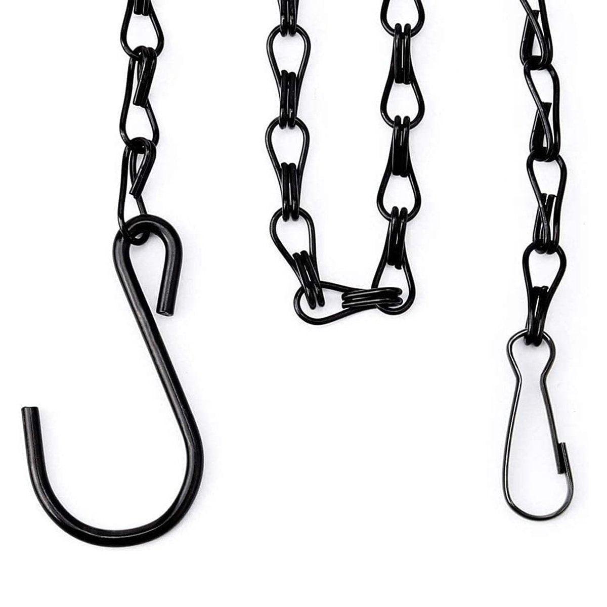 15PCS Metal Hanging Chains for Plants Flower Pot Basket Garden Bird Feeder