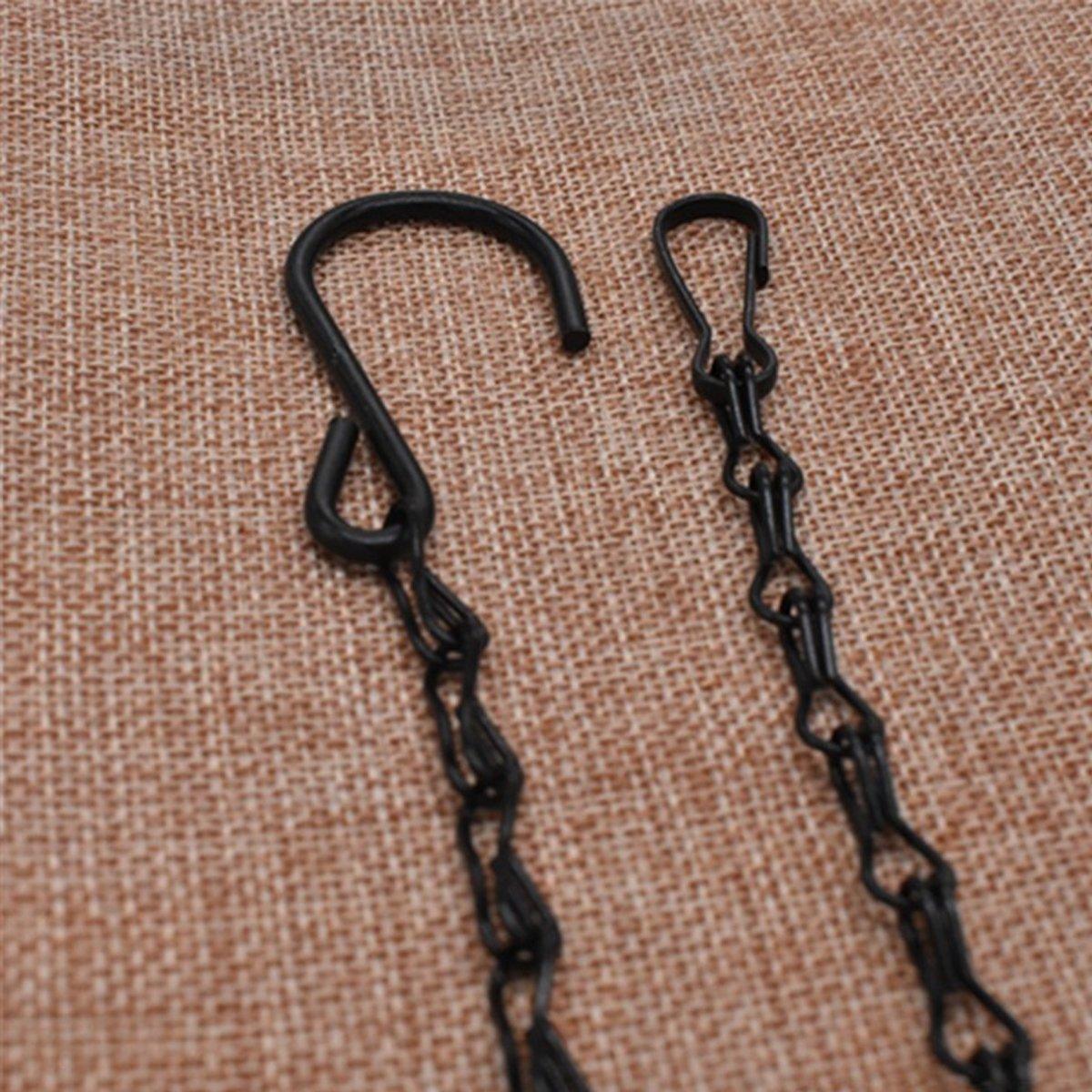 15PCS Metal Hanging Chains for Plants Flower Pot Basket Garden Bird Feeder