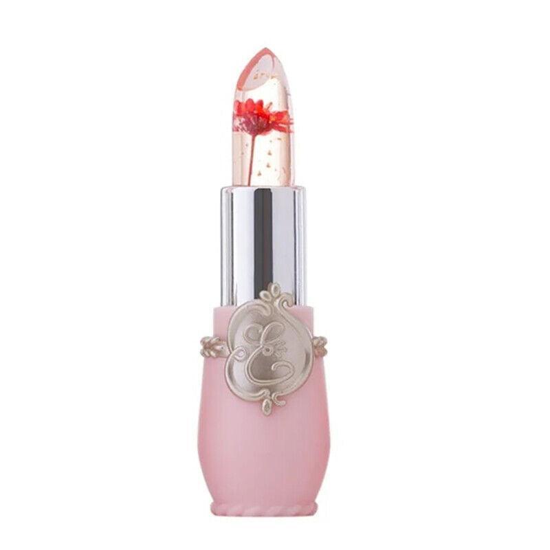 Flower Lipstick Color Jelly Transparent Magic Changing Lip Temperature Change Au - Green