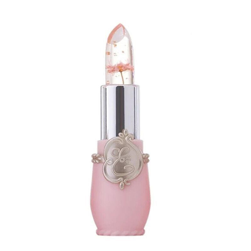 Flower Lipstick Color Jelly Transparent Magic Changing Lip Temperature Change Au - Purple