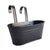 3pcs Double Hooks Hanging Planter Basket for Balcony Fence Outdoor Garden Pots